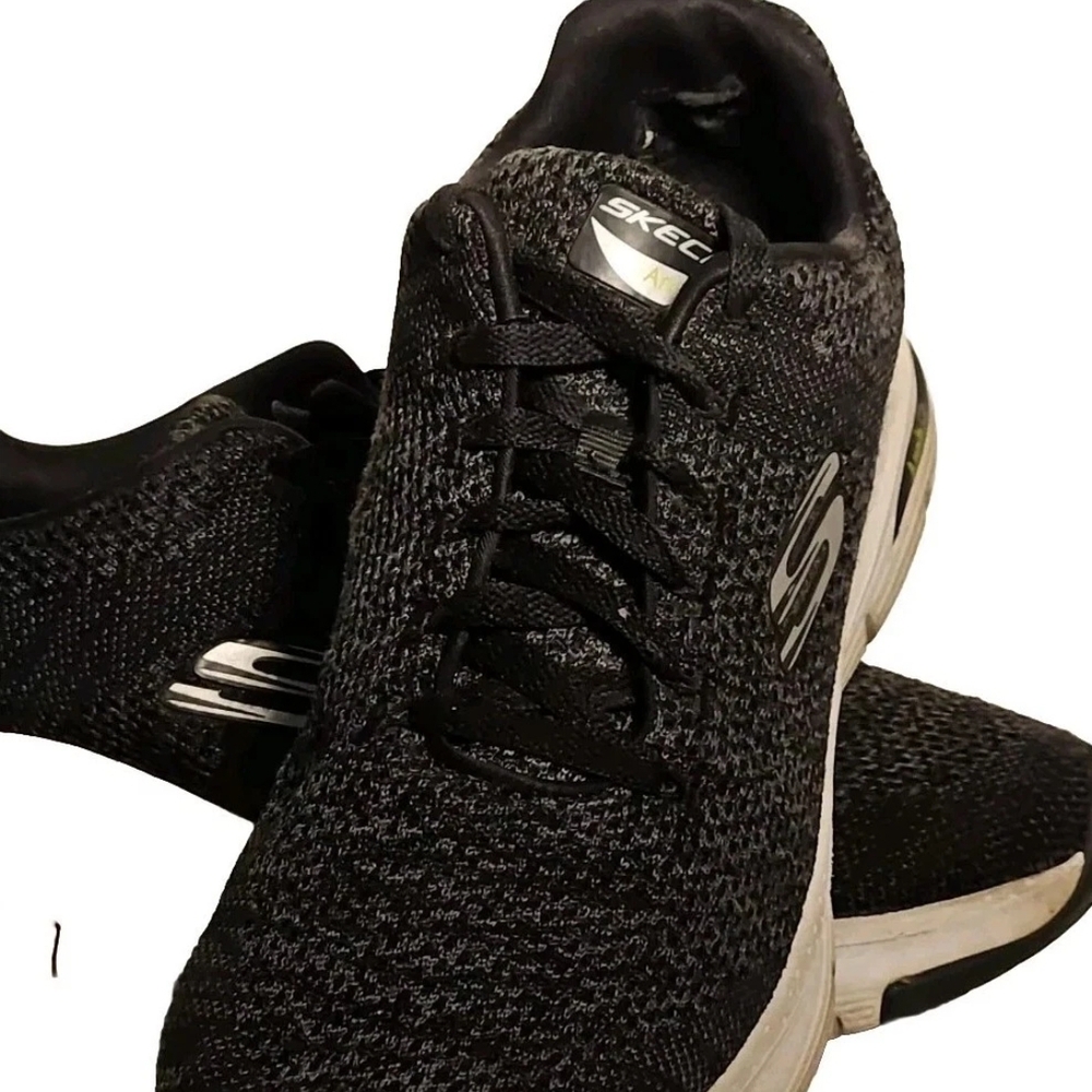 Skechers Sneaker Men 9 Blk Indie Chunky Cottage Y2k Boho Cyber Slip-in Gorp